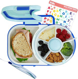 Taro Purple Snack Spinner Lunchbox with Sandwich Compartment