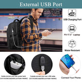Extra Large 50L Travel Laptop Backpack for Men & Women, TSA Friendly, USB Charging, Anti-Theft Design
