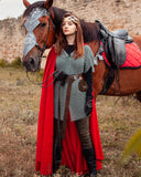 Medieval PU Leather Belt & Pouch Set – Vintage Renaissance Cosplay Accessories for Men & Women ⚔️