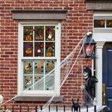 Purple Halloween Window Clings – 232PCS Gel Stickers with Ghosts, Pumpkins & Skulls