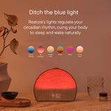 Hatch Restore 3 Sunrise Alarm Clock Smart Sleep Sound Machine & Bedside Light Putty