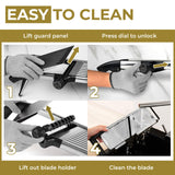 Adjustable Mandoline Vegetable Slicer – Professional Precision Food Slicer with Safety Gloves