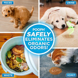 Fragrance-Free Pet Odor Eliminator Spray for Urine, Feces, and Organic Odors – Safe Multi-Surface Odor Neutralizer for Home and Pet Areas