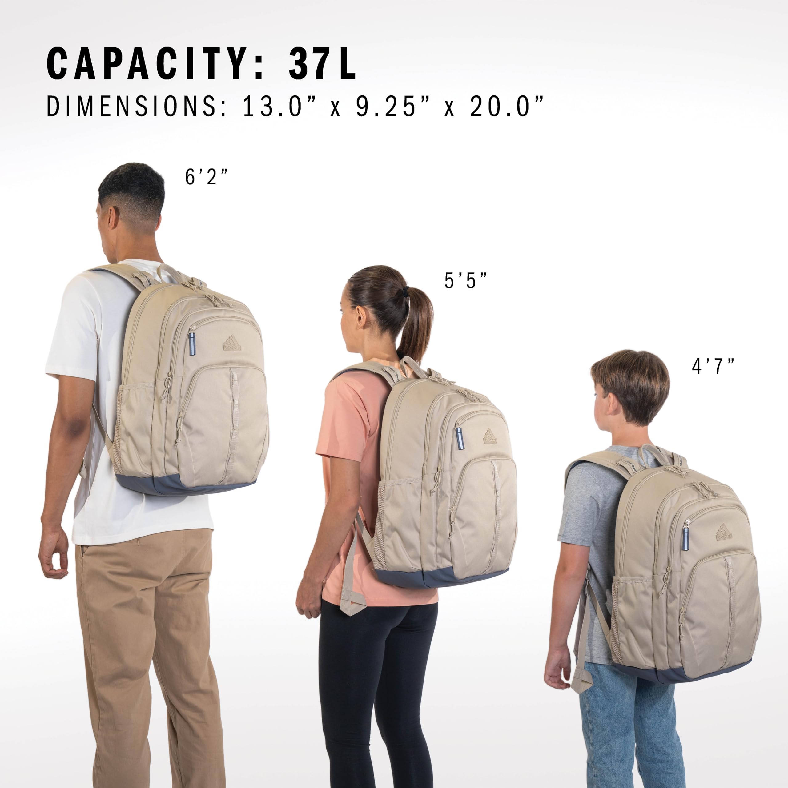 adidas Prime Backpack – Laptop Backpack for Work, Travel & Everyday Use (Unisex)