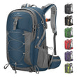Maelstrom 40L Lightweight Waterproof Hiking Backpack with Rain Cover – Multi-Compartment Outdoor Daypack – Blue