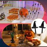 Halloween Witch Party Drink Stirrers – 48 Pcs Acrylic Cocktail Mixing Sticks for Coffee, Tea & Party Drinks
