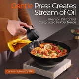2-in-1 Olive Oil Sprayer & Pour Bottle – BPA-Free Glass Cooking Oil Dispenser with Precise Control