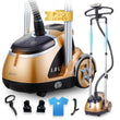 Professional Standing Garment Steamer 1500W with 1.8L Tank, Dual Bar Support and Rolling Wheels System