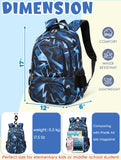 Bluefairy Kids School Backpack with Laptop Compartment, Ergonomic S-Straps, Lightweight Bookbag for Ages 6–12