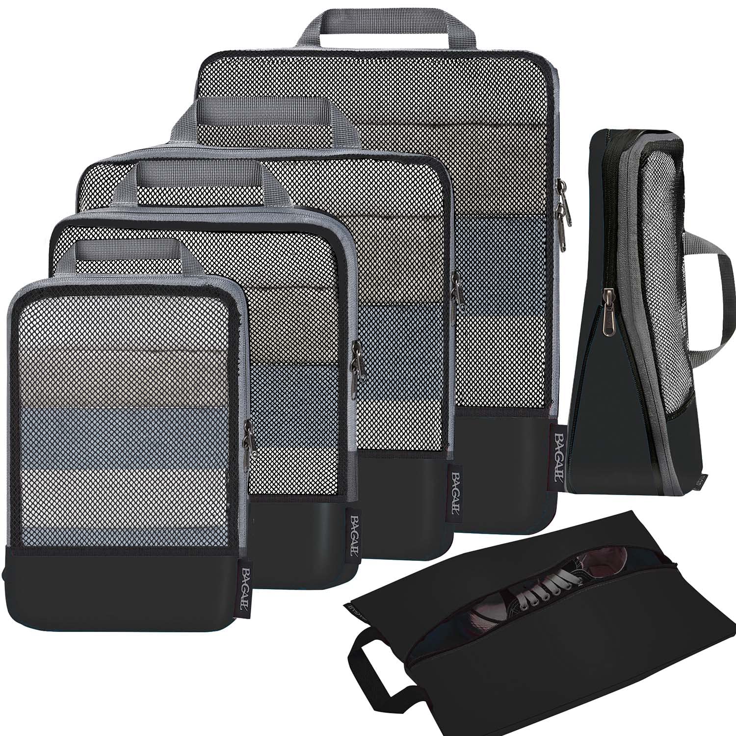 Compression Packing Cubes for Suitcase – Durable 320D Travel Packing Organizers for Efficient Luggage Storage
