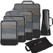 Compression Packing Cubes for Suitcase – Durable 320D Travel Packing Organizers for Efficient Luggage Storage