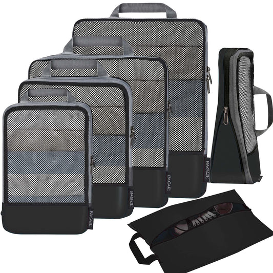 Compression Packing Cubes for Suitcase – Durable 320D Travel Packing Organizers for Efficient Luggage Storage