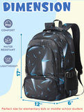 Bluefairy Kids Elementary School Backpack for Boys, Lightweight Bookbag with Padded Straps and Laptop Pocket