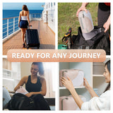 Travel Packing Cubes Set with Hanging Toiletry Bag – Durable Luggage Organizers with Mesh Panels