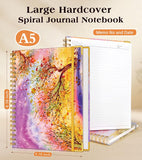 Autumn Tree A5 Hardcover Spiral Journal with Thick Lined Paper