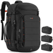 Tolaccea 40L Carry-On Travel Backpack with Packing Cubes – Laptop Backpack, Black