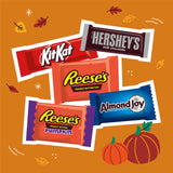 Hershey’s Assorted Chocolate Snack Size Halloween Candy Bag – 40 Individually Wrapped Pieces (21.8 oz)