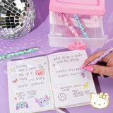 4-Piece Kawaii Character Retractable Ballpoint Pen Set