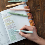 8-Pack Pastel No-Bleed Gel Highlighters