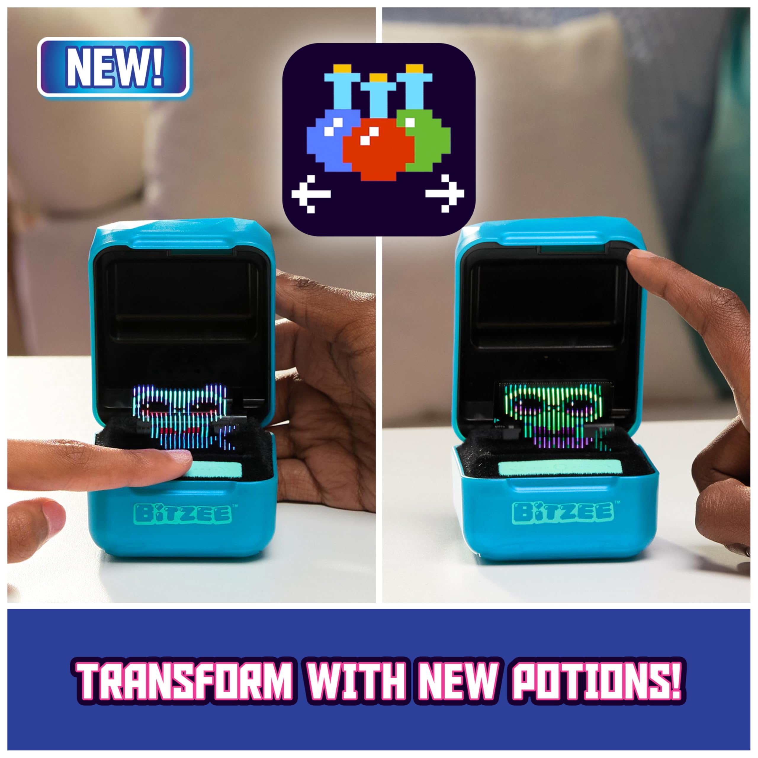 Bitzee Magicals Interactive Digital Pet Toy with Touch Response & Collectible Characters – Screen-Free Virtual Companion for Kids