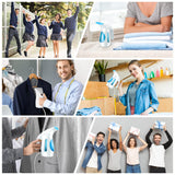 Hilife Maya Blue Portable Garment Steamer 700W Compact Travel Wrinkle Remover with Extended Reach Cord