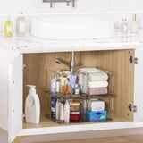 Clear Stackable Acrylic Drawer Organizer (4-Pack) – Pull-Out Storage Bins for Pantry, Bathroom & Cabinets