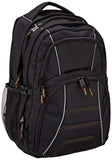 Amazon Basics Laptop Backpack for Up to 17-Inch Laptops – Multi-Compartment School, Work & Travel Backpack (Black)