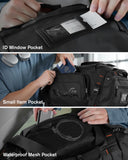 Tolaccea 40L Convertible Gym Backpack & Duffle Bag with Shoe Compartment, Wet Pocket and Laptop Sleeve – Black