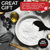 50-Piece Silicone, Stainless Steel & Wood Kitchen Utensil Set – Heat Resistant, Non-Stick Safe (Black)