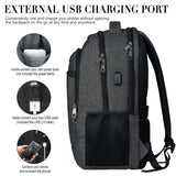 17-Inch Extra Large Laptop Backpack for School, Work & Travel – Water-Resistant USB Charging Backpack