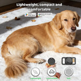 Android Dog GPS Tracker Collar, Waterproof Smart Pet Locator, No Subscription, Lightweight Find My Device Compatible