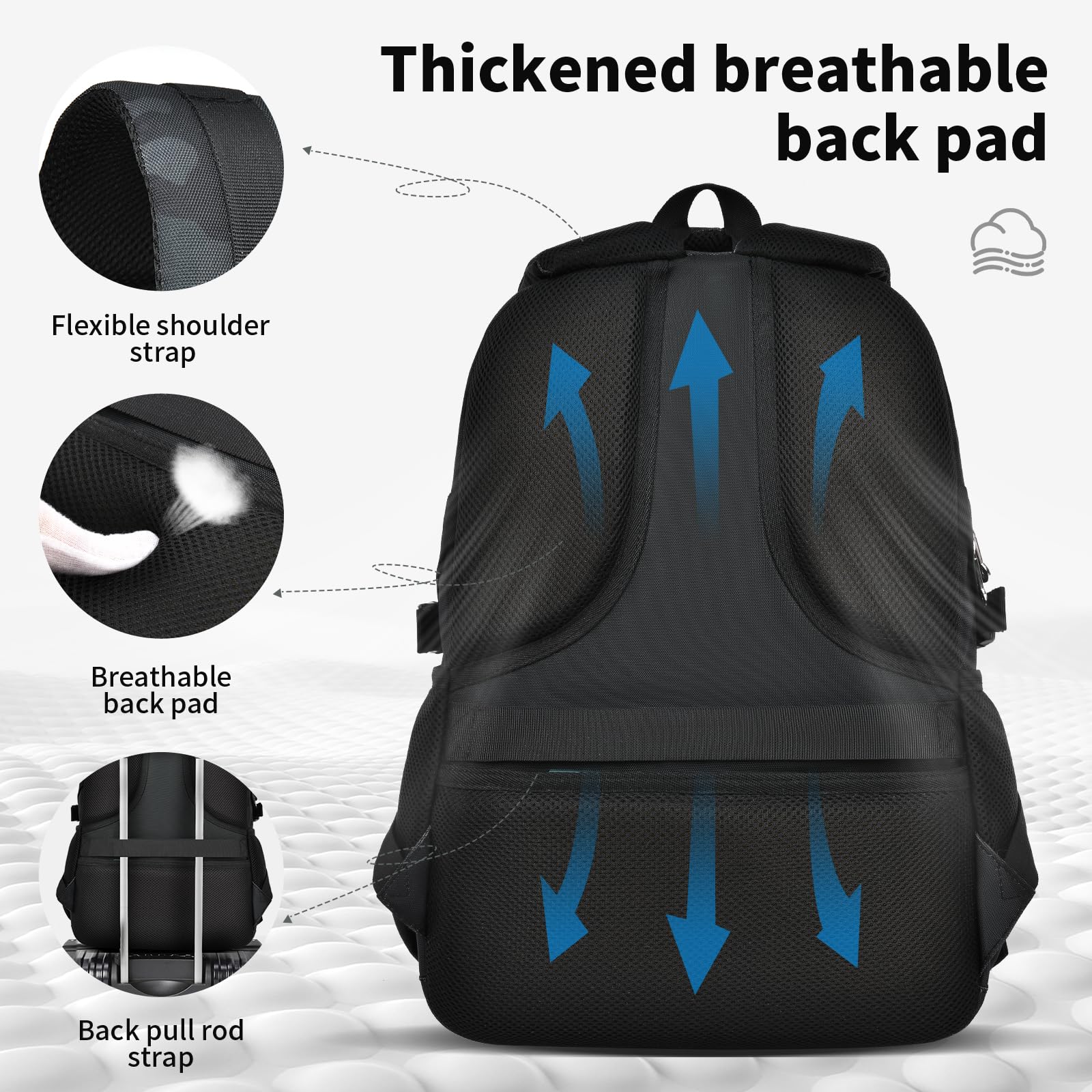 ZHIDOBO Camo Laptop Backpack for School & Travel – Large Water-Resistant Bookbag for Boys