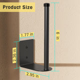 DURMMUR Stainless Steel Hat Rack (2-Pack) – Adhesive & Screw Wall-Mount Baseball Cap Organizer for Door, Closet & Bedroom (Black)