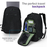Targus Spruce EcoSmart TSA-Friendly Travel Laptop Backpack for 17 Inch Laptops, Carry-On Business Bag