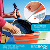 Collapsible BBQ Grill Prep Caddy 3-in-1 – Cutting Board, Wash Basket & Prep Station