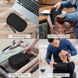 Portable Electronics Organizer Travel Case – Waterproof Cable Organizer Bag for Chargers, USB Cables, Earbuds & Tech Accessories
