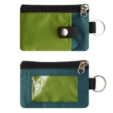 RFID Blocking Small Wallet with Lanyard, Compact Card Holder Wallet for Travel, Coins and Cash
