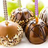 Luxury Candy Apple Stick Kit – 24 Rhinestone Sticks, 24 Bags, Silver Ribbon & Scissors – Black + Silver Caramel Apple Decorating Set