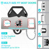 Portable Travel Door Lock (2-Pack) – Inside Door Security Device for Hotels, Apartments & Solo Travelers