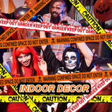 Halloween Fright Tape Bundle – 3 Rolls “Keep Out”, “Caution”, “Warning” Scary Party Decoration Set