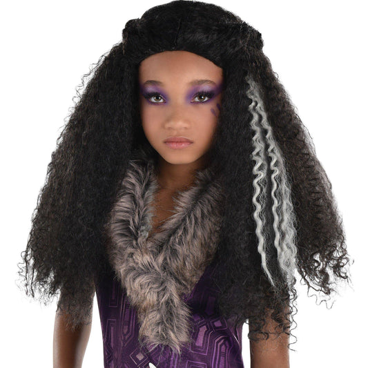 Willa Black Wig – Long Wavy Halloween Costume Wig for Women & Girls 🖤✨