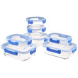 Leak-Proof Glass Food Storage Containers Set – 14 Piece Borosilicate Glass with Locking Lids