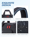 BAGSMART 35L Gym & Travel Duffel Bag with Shoe and Laptop Compartments – 3-in-1 Carry-On Weekender (Black)