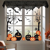 Black Lace Spider Web Mantel Scarf – Elegant Halloween Fireplace Decoration for Spooky Home Décor (18x96 Inches)