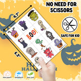 144PCS Halloween Party Favors Set – Slap Bracelets & Temporary Tattoos for Kids 🎃👻🕸 Perfect Trick-or-Treat Bundle