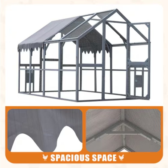 Outdoor Chicken Coop Fence – Heavy-Duty Wire Poultry Enclosure with Weatherproof Panels & Predator Protection
