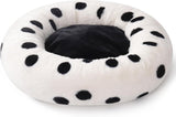 Mewoofun Donut Cat Bed – 23" Round Washable Plush Fluffy Pet Bed with Non-Slip Bottom for Cats, Puppies & Small Dogs