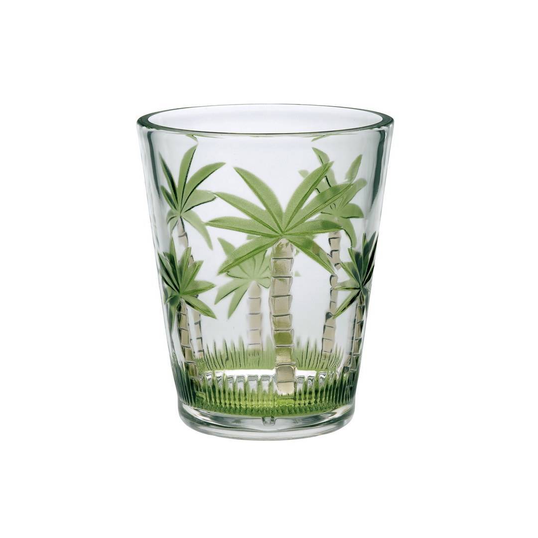 Set of 4 Clear Acrylic Drinking Glasses – Unbreakable Plastic Tumblers, 15 oz