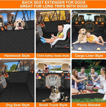 Dog Car Seat Backrest – Comfortable Travel Support Cushion & Safety Seat Protector for Dogs in Cars, SUVs & Trucks