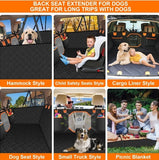 Dog Car Seat Backrest – Comfortable Travel Support Cushion & Safety Seat Protector for Dogs in Cars, SUVs & Trucks